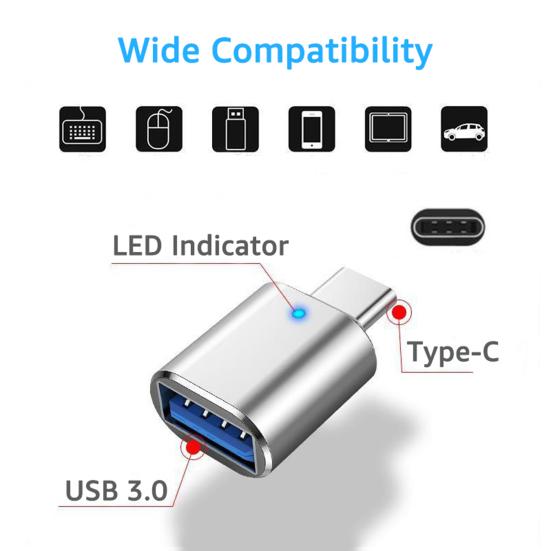 OTG-конвертер, многоцелевой высокоскоростной адаптер Type-C - USB Mini OTG, флэш-накопитель