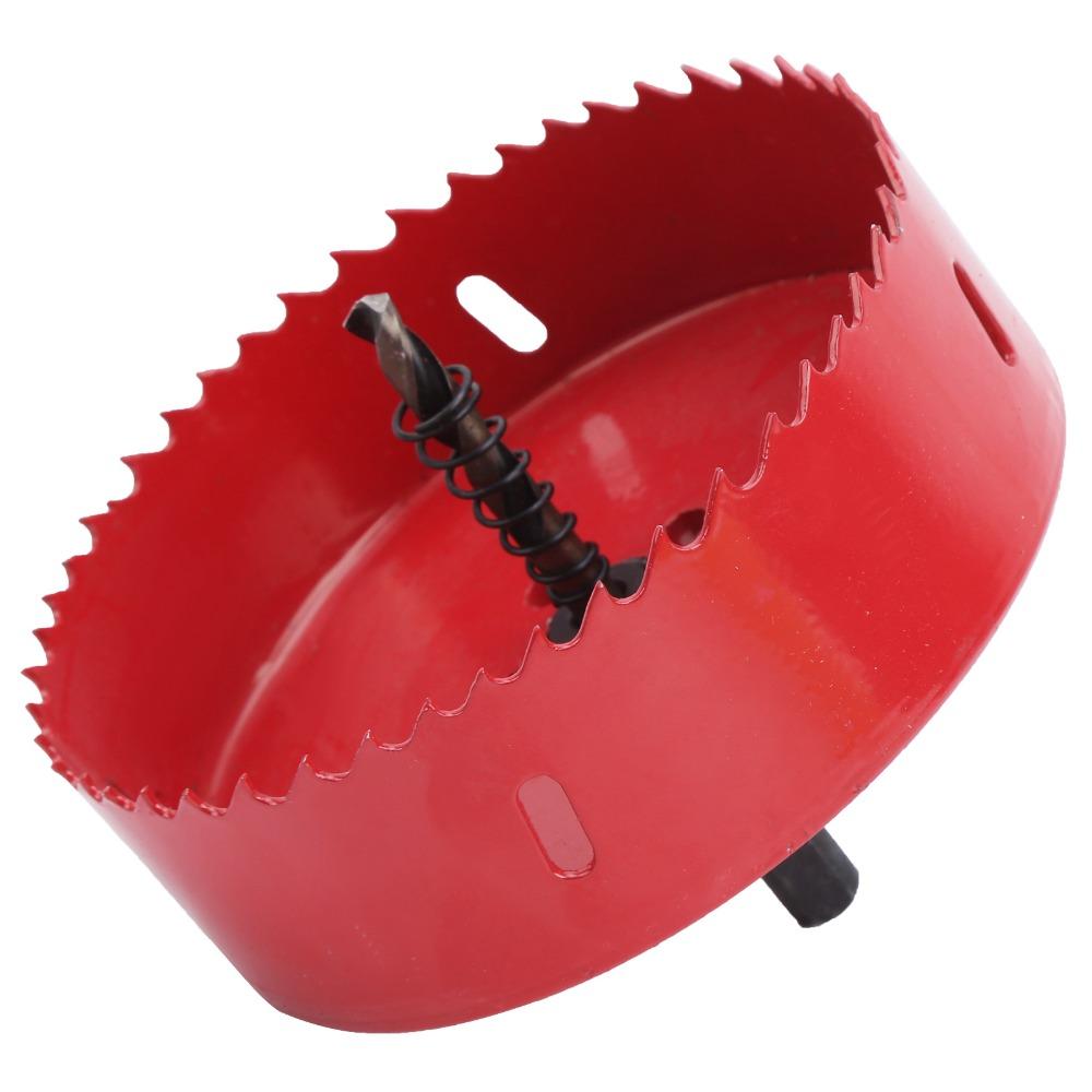 2pcs 110mm / 4.3in Hole Cutter Set 105mm / 4.1in Drill Bit Hole Saw Bi-Metal Hole Saw For Wood