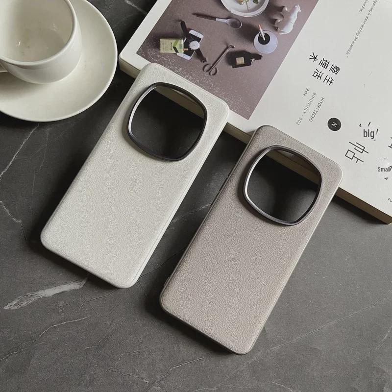 Роскошный кожаный защитный чехол от падений для Honor Magic6 Pro — простой, элегантный и профессиональный.