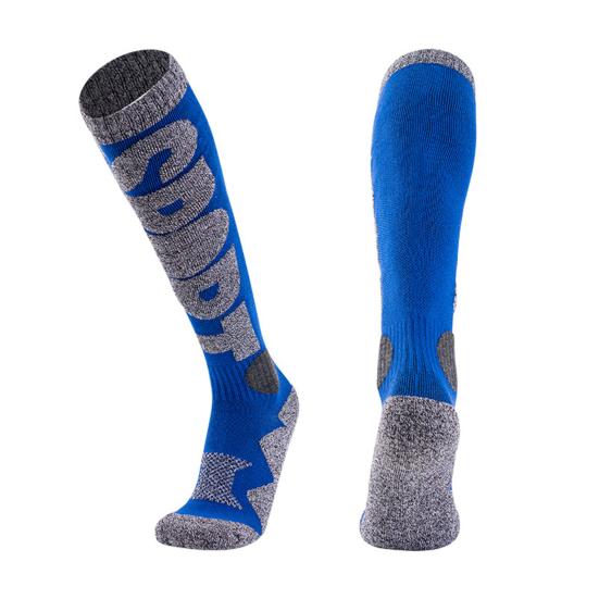 1 Pair Skiing Socks Anti-Fall Non-Slip Moisture-Absorbing Breathable Three-Dimensional Heel Thermal Outdoor Activities Ski