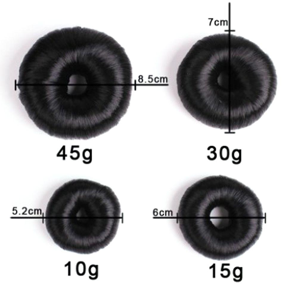 Black Brown Hair Clip Hair Accessories Hair Donut Shaper Hair Ring Hair Styling Tools Bun Maker