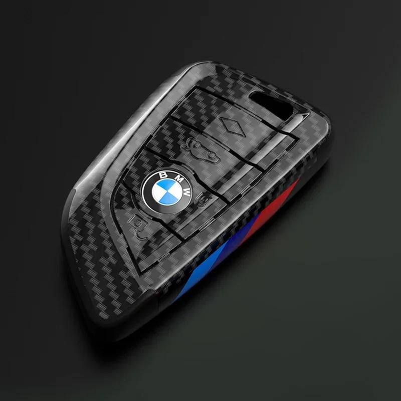 Key Case Cover Fibler Silicone For BMW X1 X3 X4 X5 X6 F15 F16 F48 G30 G38 525 540 740 1 2 5 7 Series 218i Case