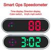 New Colorful Display GPS Digital Speedometer Time Clock HUD Display Over-speed Alarm KMH MPH Switch for All Cars Christmas Gift