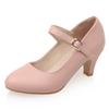 Женские туфли на высоком каблуке Мэри Джейн Модные розовые черные синие телесные на низком каблуке Вечерние свадебные туфли Женские туфли-лодочки Большой размер 45