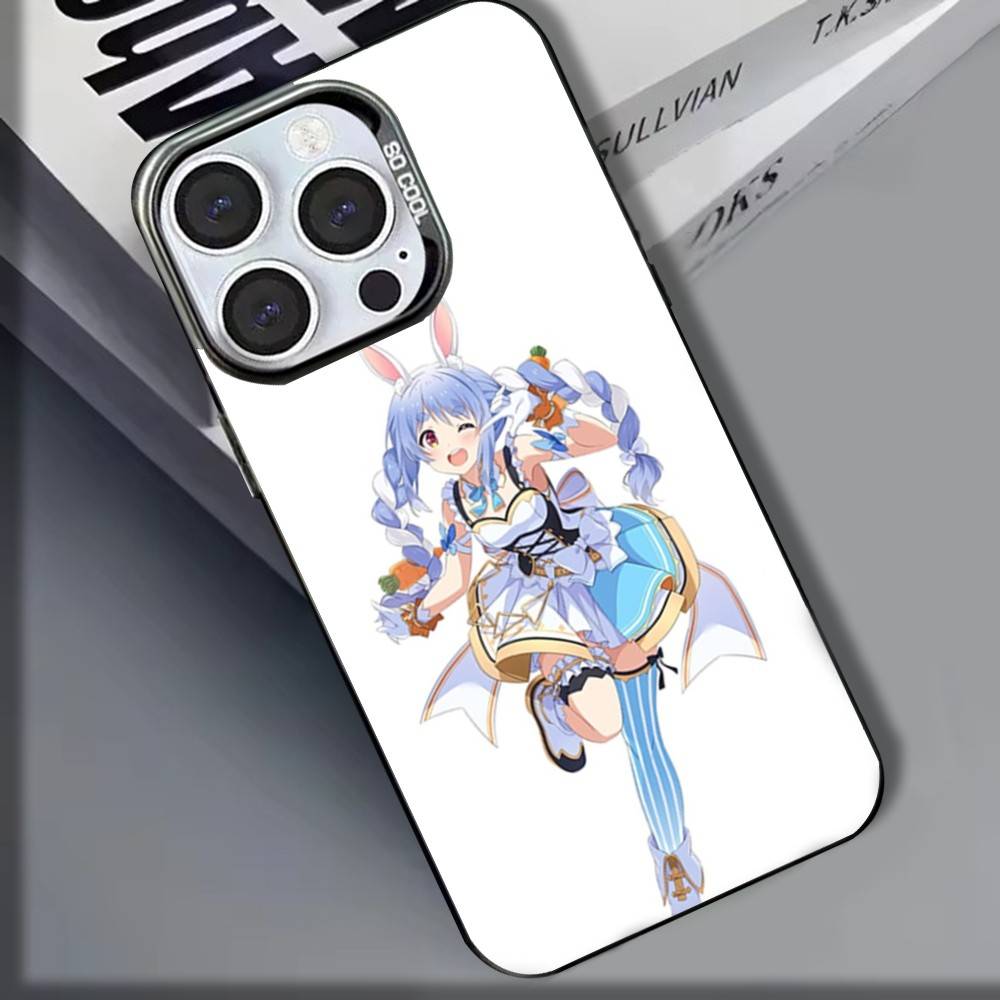 Чехол для телефона U-Usada Anime P-Pekoras для iPhone 16,15,14,13,12,11,8,7,Pro,Max,Plus,Mini,XS,SE, ударопрочный матовый чехол