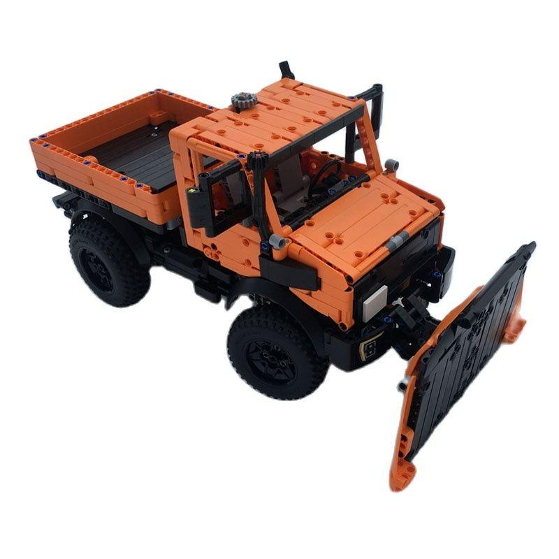 Fashion Technical 1264PCS MOC Building Blocks Truck Model Unimog U1400 Snowplow Cars MOD 42126 F-150 DIY Bricks Toys Assemble Gifts