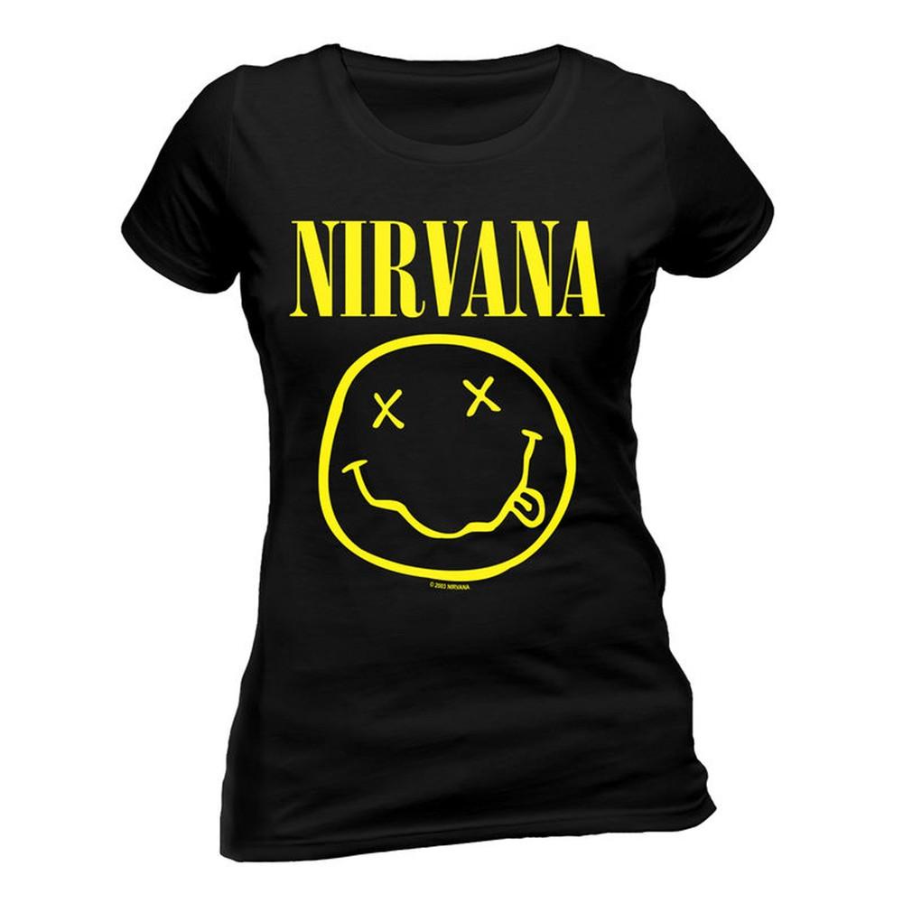 26 Женская футболка Nirvana Курт Кобейн Рок Гранж Лицензированная футболка Женская Унисекс Футболка