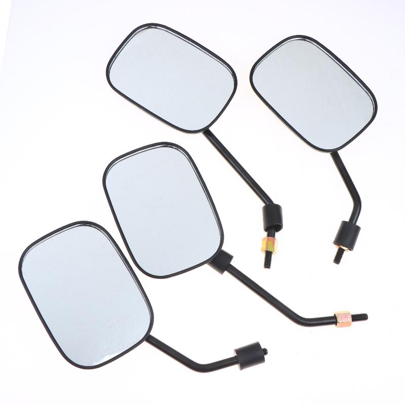 Motorbike Rear Mirrors with Streamlined Design for Reduced Wind Resistance