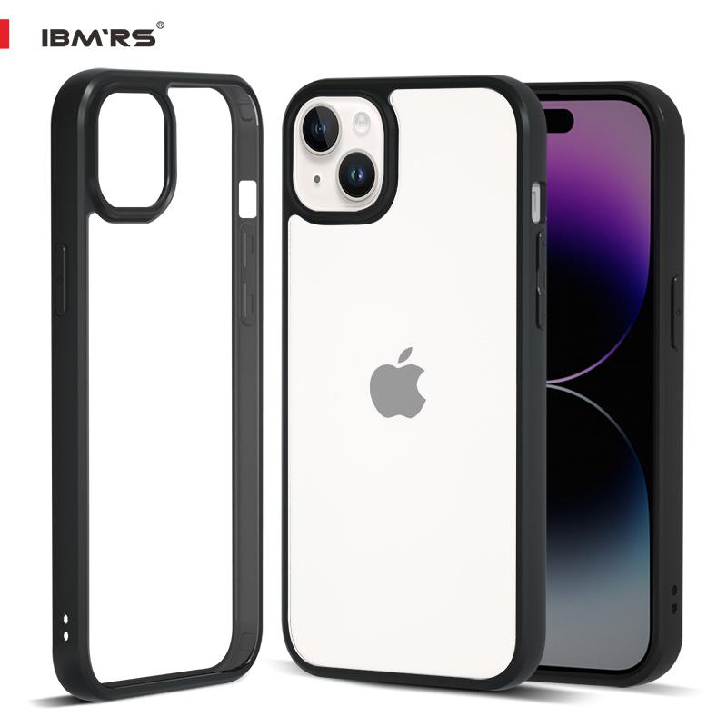 (В комплекте ремешок на запястье)Чехол для Apple iPhone 15 Plus, чехол для телефона IBMRS, защитный чехол, прозрачный матовый чехол, противоударный корпус