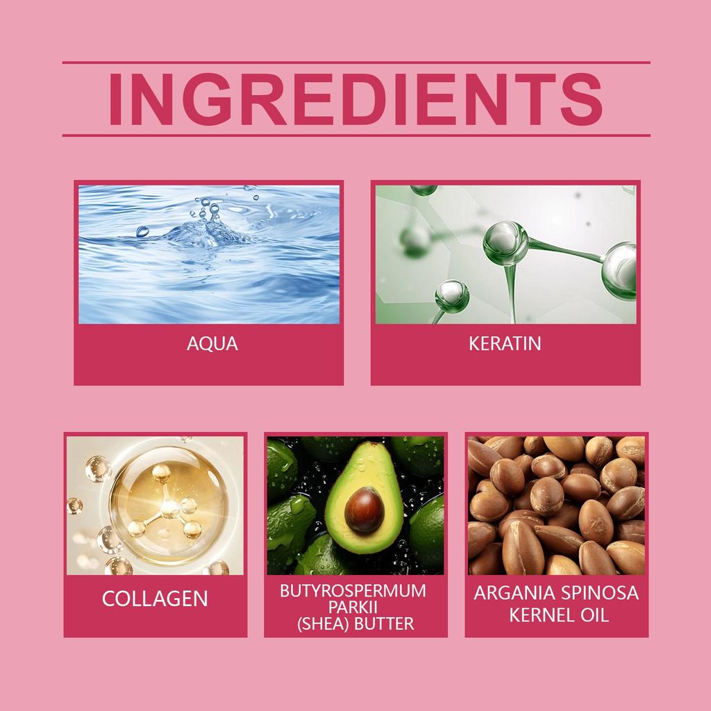 Keratin Hair Mask Repairs And Nourishes Frizzy And Dry Hair To Make It Shiny Keratin Hair Mask