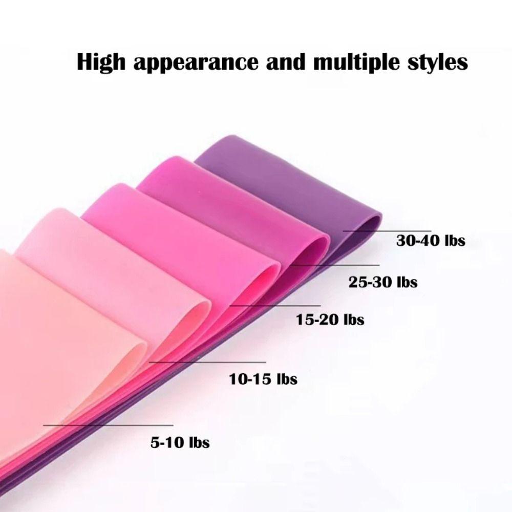 Fitness Workout Equipment Rubber Resistance Bands Portable Yoga Elastic Band Yoga Tension Belt