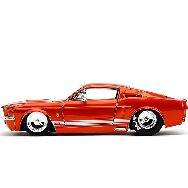 1:24 1967 Shelby GT500 Литой Автомобиль Diecasts & Игрушечные Транспортные Средства Модель Автомобиля Миниатюрная Масштабная Модель Автомобиля Для Детей