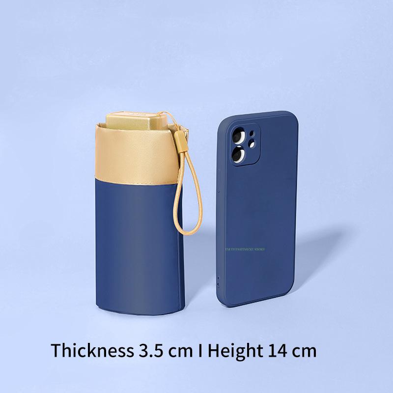 Mini Windproof UV Protection Umbrella, 6 Ribs, 5 Folding, Portable, Travel, Rain Women, Women, Pocket, Kids, UPF Gift, 14cm