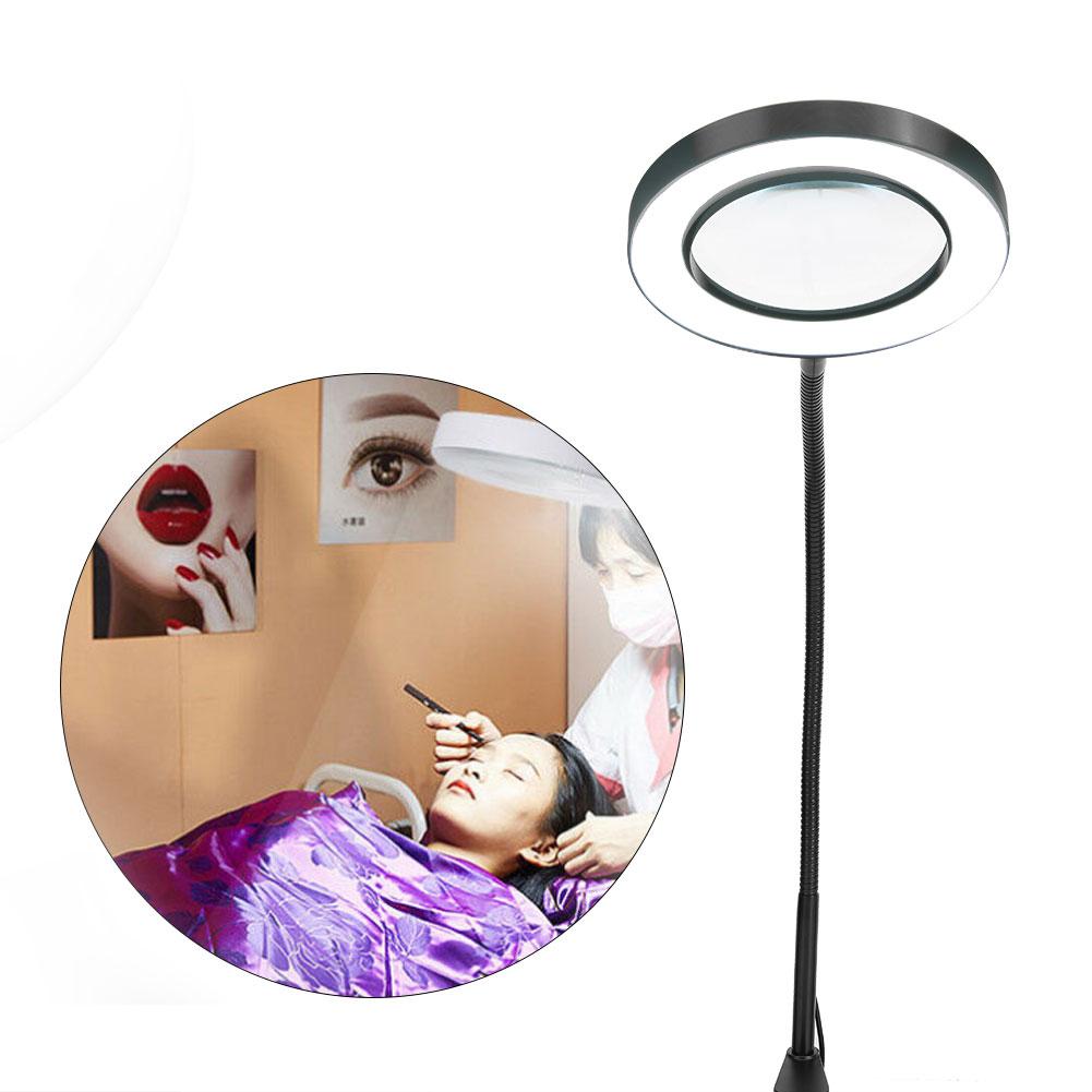 5-кратная увеличительная светодиодная лампа с регулируемым USB-светом для салона красоты, дизайна ногтей, татуировки, черная