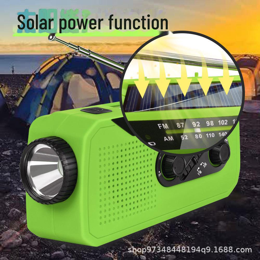 Аварийное зарядное устройство для телефона на солнечной батарее и спасательная радиостанция на открытом воздухе