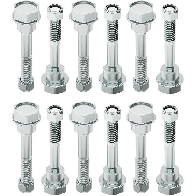 12 Pack 2-Stage Snow Blower Shear Bolts Set Compatible with H/usqvarna Snow Throwers Replacement for 580790401, 588077502