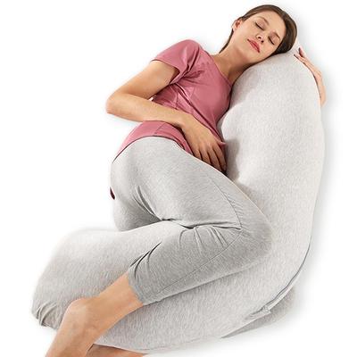 Подушка для тела NooyaStyle от компании A Supports Sleeping Body Беременность Грудное вскармливание Моющаяся с 2 прохладными контактами в теле Большая распределяет тело Хороший сон