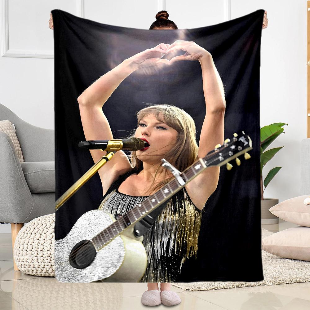 Musician Live Concert. Blanket Soft & Cozy Suitable for Office Sofa Bed for All Occasions Modern Birthday Christmas Gift Blanket