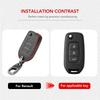 Для Renault Kadjar Captur Megane Sandero Stepway Logan Clio 5 Arkana 2020 2021 чехол для выкидного ключа автомобиля защитный чехол для ключа