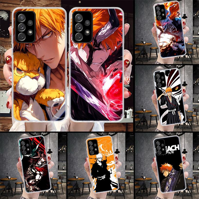 Kurosaki Ichigo Bleach Мягкий чехол для телефона для Samsung Galaxy S22 S23 S24 S25 Edge S26 Ultra S20 FE S21 Plus + Fundas Coque Galaxy S