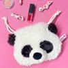 NICI Figure Face Panda Black and 3090654 Pouch, Drawstring, White, Animal,
