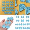 DIY Casting Mould Crafts Epoxy Resin Mold Keychain Pendant Earrings Mold Ear Studs