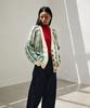 Greenbutter Vintage Jacquard Pattern Cardigan (Cream)