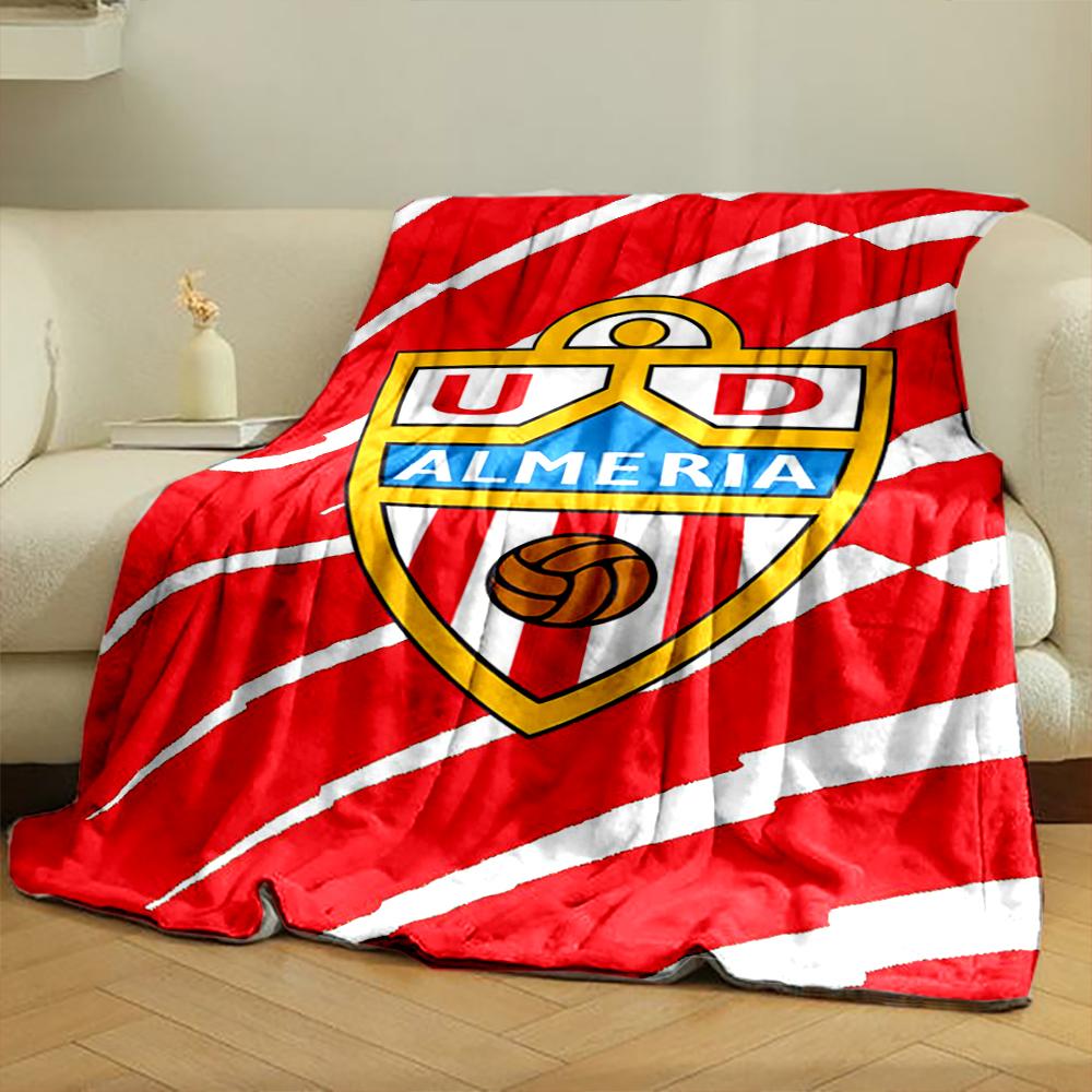 Red Soccer Team Designed Flannel blanket for bedroom, living room, sofa, and nap