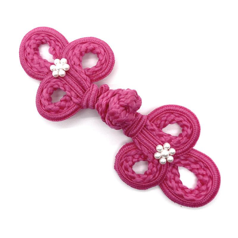 1 шт. Китайский узел в китайском стиле с цветком сливы, сделай сам, аксессуары для одежды ханьфу, ручная работа, пуговица для ципао, жемчуг