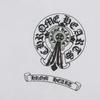 W353 CHROME HEARTS Лето 2026 Новая Высококачественная Хлопковая Футболка с Круглым Вырезом Свободного Большого Размера Мужская и Женская Футболка Футболка для Пары