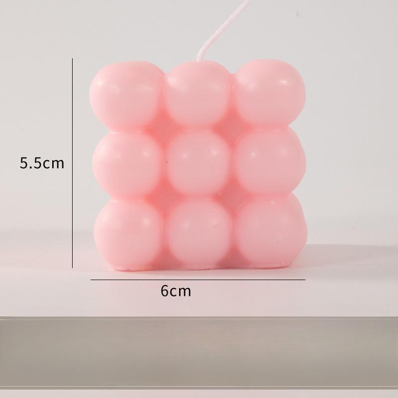 Ароматическая свеча «Кубик Рубика» в подарочной коробке, премиальный аромат, домашние украшения, стильная свеча на день рождения, креативный сувенир