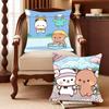 Милая панда БуБу ДуДу Наволочка Декор Защитные Чехлы Удобные Мягкие Для Дивана Гостиной Домашнего Офиса