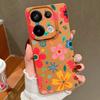 Мягкий силиконовый чехол с мультяшным цветочным узором для Xiaomi 13t Poco X6 M6 Pro Redmi Note 14 13 12 11 10 Pro, ударопрочный кожаный однотонный тонкий чехол