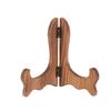 1Pc Retro Wood Easel Plate Storage Rack Plate Tea Cake Dish Display Stand Foldable Decorative Rack Home Kitchen Table Ornaments