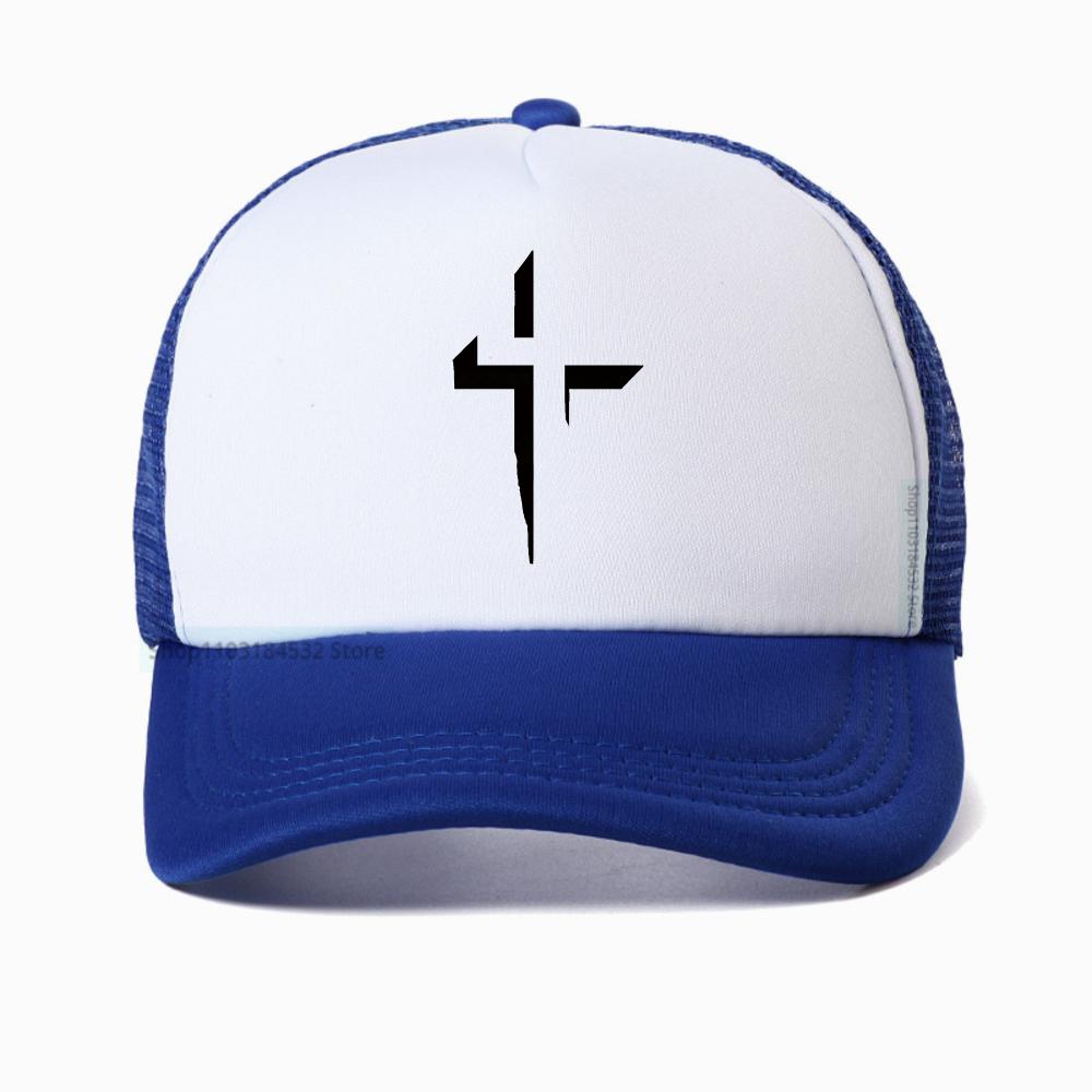 Summer Unisex Outdoor Sports Cross Creative Print Baseball Cap Fashion Unisex Mesh Breathable Snapback Hat Bones