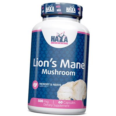 Ежовик гребенчатый, Lion's Mane Mushroom 500, Haya  60капс (71405040)
