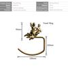 Shower Room Romantic Series Bronze Bathroom Towel Rack Wall Mounted Brush Towel Ring Bathroom Accessories Bath Hardware MB-0816B