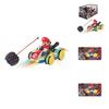 Mario Kart Remote Control Car Dazzling Stunt Vehicle With Light Effects And Melodies Super Mario Racing Toy Plastic)