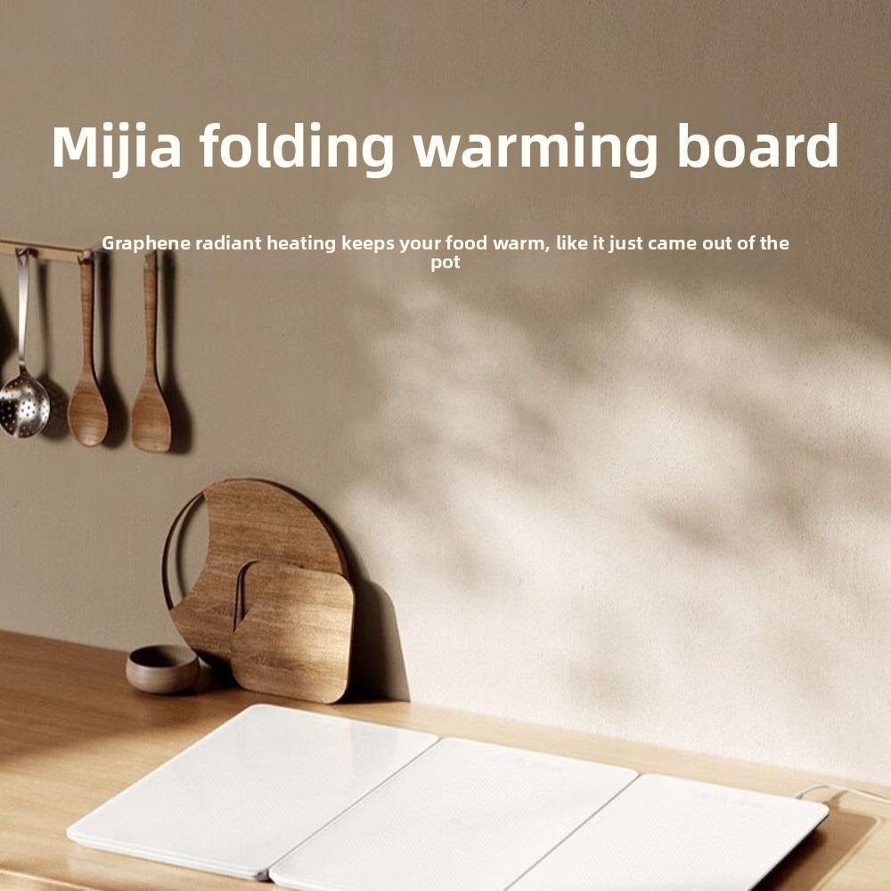 Xiaomi Складная теплая кухонная доска Mijia, Теплый настольный коврик, Многофункциональная домашняя плита для подогрева еды, Теплосберегающий настольный коврик