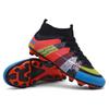 Высокие футбольные бутсы AG для детей и подростков, длинные шипы, Flyknit, для тренировок и соревнований для школьников