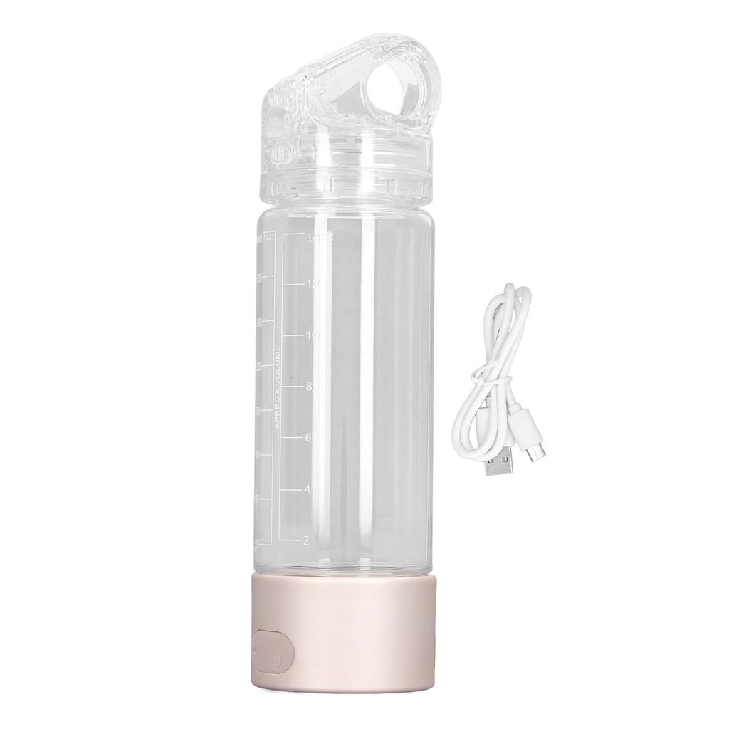 5V Hydrogen Water Bottle 400ML Capacity 1600?2000ppb Rechargeable Portable Hydrogen Water Generator