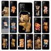 Cartoon Teddy Bear Beer Phone Case for OPPO A54 A74 A94 A53S A9 A5 A15 A16 A91 A96 A76 Reno8 8Pro Reno2 Z