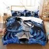 Akame Ga Kill! Kpop Bedding Set 3 Piece Duvet Cover Set 3D Printed Quilt Cover Pillowcase Soft Bed Set for Kid Adults Fans Gift