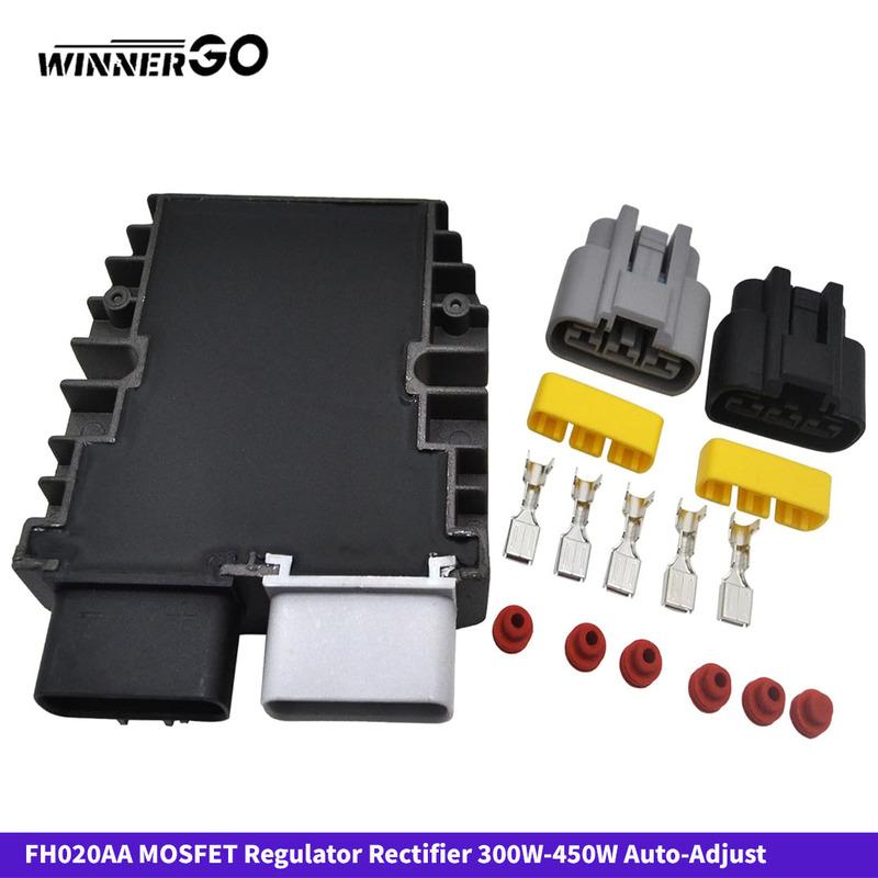 Регулятор-выпрямитель MOSFET 300W-450W Автоматическая регулировка 35A 12V Shindengen FH020AA для Yamaha Honda Kawasaki BMW 3-фазной системы зарядки