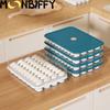 Multilayer Dumpling Box Household Food Egg Frozen Box Wonton Fresh-Keeping Organizers Quick Freezing Refrigerator Storage Box