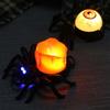 Scary Halloween Spider Pumpkin Lamp Crawly Electronic Candlelight  Halloween Party
