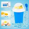 Summer Shake Slushy Maker Cup Home Portable Cooling MakerQuick Frozen Ice Cream Juice Milkshake Squeeze Bottle For Children Gift