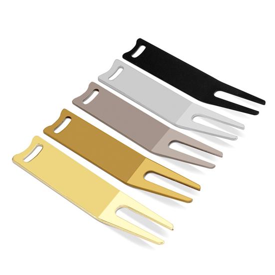 Инструмент для ремонта лунок на поле для гольфа 2 штифта Полированный Легко установить Портативный Тренировка по гольфу Гольф