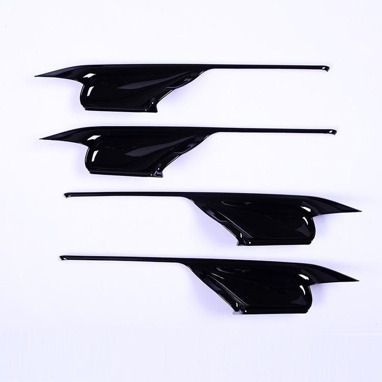 Стиль из углеродного волокна, внутренняя дверная ручка автомобиля, чаша, рамка, декоративная крышка, наклейки для BMW X5 F15 X6 F16 2014-2018