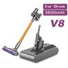 Dyson V8 21,6 В 98000 мАч Сменный аккумулятор для Dyson V8 Absolute Cord-Free Пылесос Ручной пылесос Dyson V8 Аккумулятор
